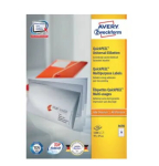 Isekleepuvad aadressisildid Avery Zweckform 3678 &mdash; valge paber, 9,7&times;3,7 cm, 1400 silti (100 lehte)