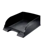 Leitz kirjaalus Plus Jumbo, plastik, must, A4, &uuml;mbrik, kiri, m&auml;rge, paber, 242 x 330 x 95 mm, 255 x 357 x 103 mm