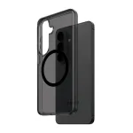 Kaitsev telefoni&uuml;mbris PanzerGlass CARE&trade; Smokey Case koos Must Qi-ga Samsung Galaxy S26-le