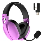 HATOR Hyperpunk 3 Wireless peakomplekt juhtmega ja juhtmevaba peakomplekt Peakomplekti sang M&auml;ngimine USB USB-C / USB Type-A Bluetooth Violetne