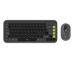 Klaviatuuri ja hiire komplekt Logitech POP Icon QZERTY Bluetooth Mini Graphite roheline