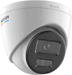 Hikvision DS-2CD1367G3-LIUF/SL(2,8mm) 6MP AcuSense Turret IP-kaamera v&auml;lklambi ja helisignaaliga