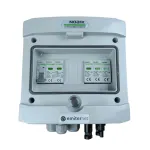 EMITER DCAC hermeetiline IP65 p&auml;ikesepaneelide &uuml;henduskarp koos Noark Type 2 SPD-ga, 1 string, 1 MPPT, 16A 1-faasiline