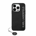 Karl Lagerfeld KLHCP15SPSAKDGCK iPhone 15 / 14 / 13 6.1 Must Hardcase Saffiano Rhinestones & Charm