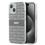 DKNY DKHMP15SHRHSEE K&otilde;va &uuml;mbris Apple iPhone 15 / 14 / 13 6,1 inch Beige IML Mono & Stripe MagSafe
