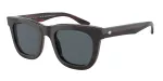 GIORGIO ARMANI Meeste p&auml;ikeseprillid AR8171-5963R5 Havana/Pruun atsetaat kandiline raam 49mm
