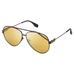 FILA SFI018-61531G Meeste ristk&uuml;likukujulised p&auml;ikeseprillid Must/Hall UV400 61/11/140 mm