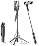 Selfie Stick Wozinsky WC1Y70S Telescopic Tripod 1.7m with Phone Holder - Black
