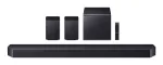 Soundbar Samsung HW-Q990F 11.1.4 kanalit, 756 W, must, juhtmeta subwoofer, HDMI, Wi‑Fi