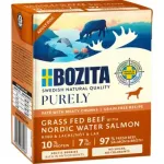 M&auml;rg koeratoit BOZITA Purely Beef & Salmon Adult 370 g, teraviljavaba, k&otilde;ikidele t&otilde;ugudele