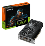 Videokaart GIGABYTE GeForce RTX 5060 Ti 16GB GDDR7 PCIe 5.0, 128-bit, 28000 MHz, WINDFORCE 2X, 2-slot, 208&times;120&times;40 mm