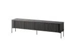 TV-kapp cama meble VERA 190x40x50 cm &mdash; matt must pealispind ja raam