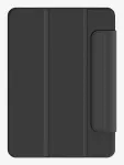 Pomologic BookCover &uuml;mbris iPad Pro 11 (2024) M4 jaoks &ndash; must folio alusega, Sleep/Wake, Pencil tugi