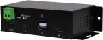 EXSYS EX-1274HMV 4-pordiline USB 3.2 Gen 2 t&ouml;&ouml;stuslik jaotur, 2x USB-A ja 2x USB-C, metall, DIN-liinile/seinale/racki paigaldatav
