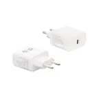 E+P AC221 USB-C GaN seinatavalaadija 65W Smart IC valge