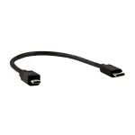 E+P CC 324/02 USB 3.1 kaabel, 0,2 m, USB-C - Micro-B, must 0000853270