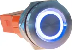 JOY-IT Button22T-01 hetkel&uuml;liti, punane/sinine LED, 22mm, IP68, IK10
