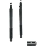 Ventil-Extension Tubeless, 65 mm (must, 2-osaline komplekt)