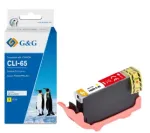 G&G tindikassett, &uuml;hilduv Canon CLI-65Y (12,7 ml), kollane