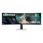 49-tolline OLED-kaarega monitor Samsung S49DG910SU &mdash; Dual QHD 5120&times;1440, 32:9, 0,03 ms, 2&times;USB-C, VESA, k&otilde;rguse reguleerimine