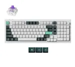 Keychron Q5 HE RGB juhtmevaba klaviatuur, valge korpus (Q5H-P1)