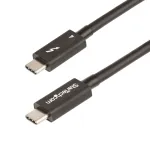 StarTech.com 1,6 jala pikkune Thunderbolt 4 kaabel - 40 Gbps - 100 W PD - 4K/8K video - Inteli sertifitseeritud Thunderbolti kaabel - &Uuml;hildub USB 4/Thunderbolt 3/USB 3.2/USB USB-C/DisplayPortiga