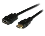 StarTech.com HDEXT2M 2 m High Speed HDMI pikenduskaabel, HDMI pistik-pesa, Ultra HD 4K x 2K, 10,2 Gbit/s, 28 AWG, varjestatud, kullatud kontaktid, must