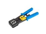 Lanberg NT-0204 klemmit&ouml;&ouml;riist RJ45, RJ12, RJ11 l&auml;bivatele pistikutele, must/sinine