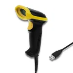 Qoltec 50867 lasers&uuml;steemiga v&ouml;&ouml;tkoodilugeja 1D/2D, USB, must