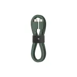 USB-C&ndash;USB-C kaabel, Native Union Belt kaabel, 1,2 m, roheline