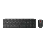Lenovo 4X31S04810 klaviatuur, hiir kaasas, kontor, RF-traadita + Bluetooth, USA inglise keel, must
