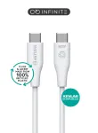 eSTUFF ES604370 USB-kaabel USB 2.0 3 m USB C Valge