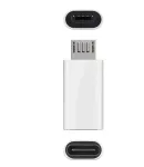 Microconnect USBMICROUSBC kaabel soovaheti Micro-USB B USB C valge