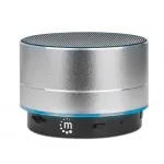 Manhattan Metallic Bluetooth Speaker, pritsmekindel, ulatus 10 m, microSD-kaardilugeja, 3,5 mm lisasisend, kaasas USB-A laadimiskaabel (5 V laadimine), h&otilde;bedane, kolmeaastane garantii