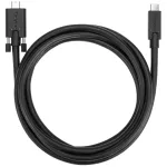 Targus ACC1122GLX USB-kaabel USB 3.2 Gen 1 (3.1 Gen 1) 1,8 m USB C Must