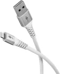Goobay Lightning auf USB-A Supersoftes Textilkabel mit Metallsteckern, 1 m (74511)