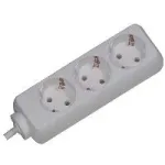Bachmann SMART 387.271 pikendusjuhe, 3 pesa, 3 m, ilma l&uuml;litita, valge