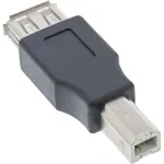 USB 2.0 adapter, A-pistikupesa / B-pistik, InLine 33442