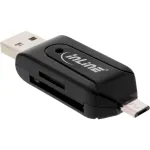 InLine OTG kahe pesaga kaardilugeja SD ja microSD jaoks 66779