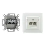 Pistikupesa RJ-45 Rutenbeck 136112070 Valge