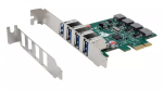 Sisemine USB 3.2 Gen 1 adapter EXSYS EX-11044 PCIe VIA VL805