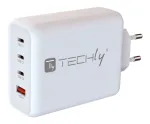 Techly IPW-PD140W-WH mobiilseadme laadija akupank, nutitelefon, tahvelarvuti, universaalne valge kiirlaadimine vahelduvvool siseruumides