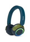 Philips 4000 seeria TAK4200CT/00 k&otilde;rvaklapid/peakomplekt Juhtmeta Peapael K&otilde;ned/Muusika Bluetooth Sinine, Roheline