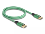DeLOCK DisplayPort kaabel 16K 60 Hz 1 m roheline metall