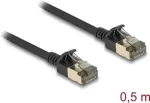v&otilde;rgukaabel DeLOCK RJ45 Cat.8.1 0,5 m Must