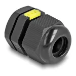 DeLOCK kaabli l&auml;biviigutihend M16 ventilatsiooniga IP68 veekindel must 2 tk