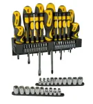 STANLEY kruvikeerajate komplekt STHT0-62143 &mdash; 57-osaline komplekt, kaal 3,56 kg