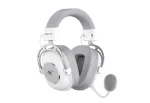 Over-ear k&otilde;rvaklapid HAVIT H2002YG &mdash; 2.4G juhtmevaba, Bluetooth, juhtmega, 20&ndash;20 000 Hz, 10 m leviulatus, 257 g (valge/hall)