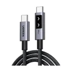UGREEN Uno L509 100W USB-C - USB-C PD kiirlaadimiskaabel LED 2m must