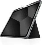 STM Dux Plus Folio iPad Pro 11-tollisele / iPad Air 4./5. p&otilde;lvkonnale - Must/L&auml;bipaistev